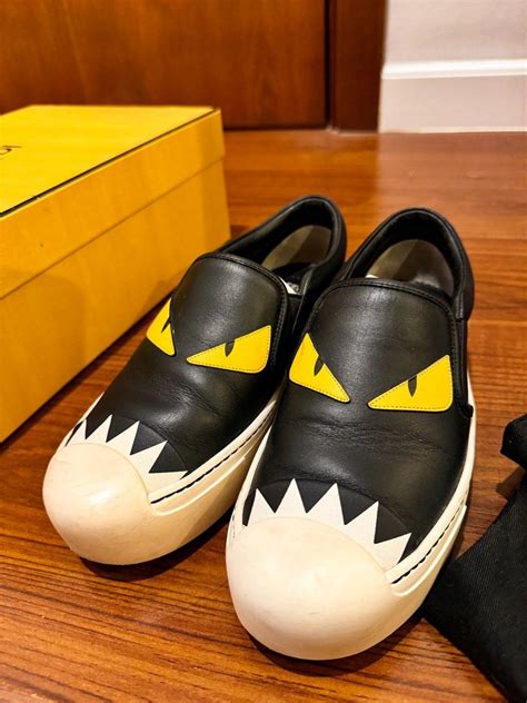 fendi monster names|fendi monster slip on sneakers.